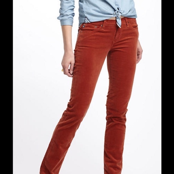 AG The Stevie Slim Straight Corduroy Pants - Picture 2 of 3